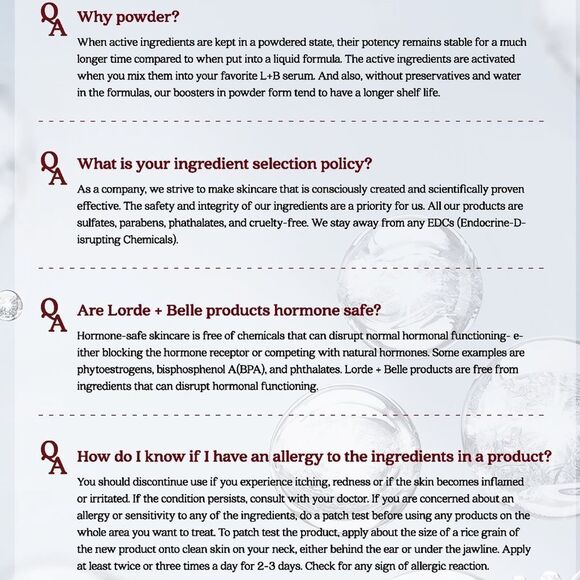 NIB Lorde + Belle BOOSTER BUNDLE OF ALL 5: use with Repair Serum - MSRP $249 - Picture 11 of 15